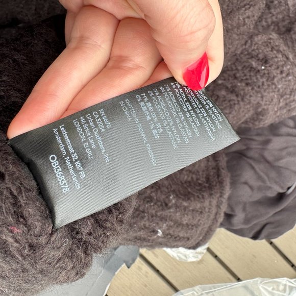 Free People Carter Pullover Knit Sweater Black Boatneck Raglan Long Sleeve Large - Picture 7 of 13